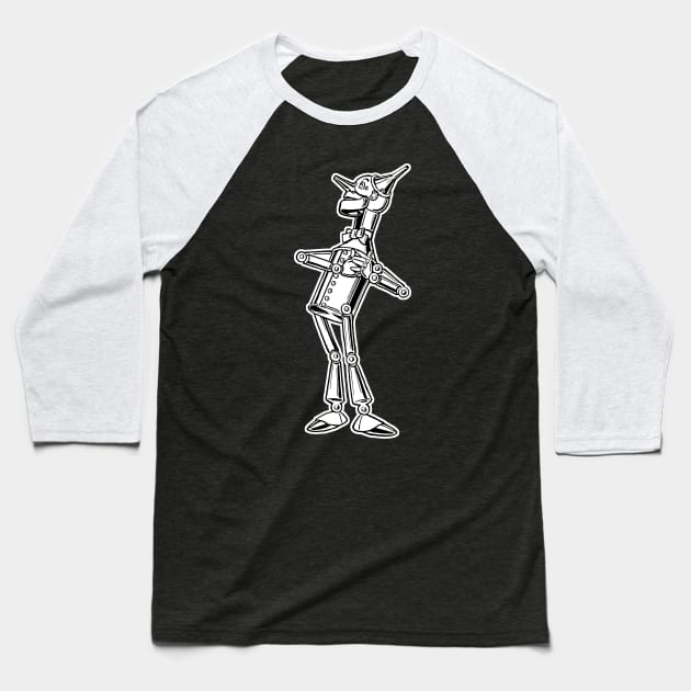 Tin Woodman Baseball T-Shirt by Oolong